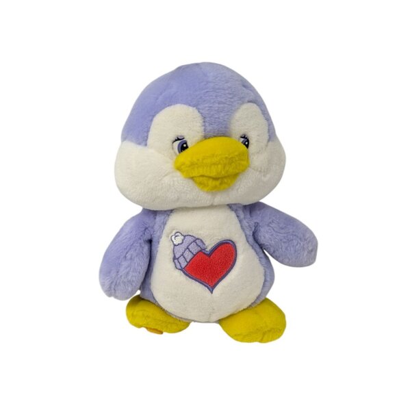 Care Bear Cousins Purple Cozy Heart Penguin Plush Stuffed Animal Soft Toy 14